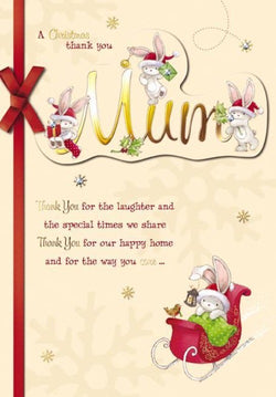 Mum Christmas Card - Laughter And Special Times