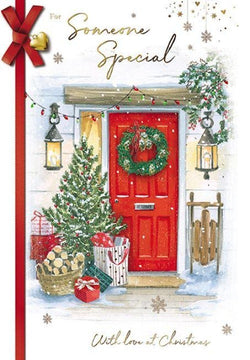 Someone Special Christmas Card - Red Door