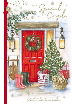 Special Couple Christmas Card - Red Door