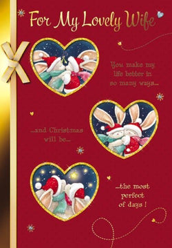 Wife Christmas Card - Make My World Better