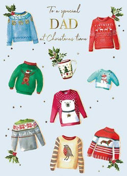 Dad Christmas Card - XMAS Jumpers