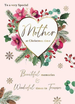Mother Christmas Card - Wonderful Times