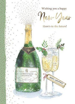 New Year Card - Champagne