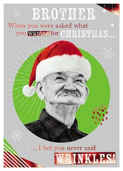 Brother Christmas Card - Wrinkles