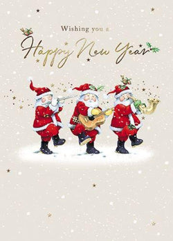 New Year Card - Santa Band
