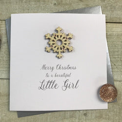 Little Girl Christmas Card