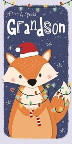 Grandson Money Wallet Christmas Card