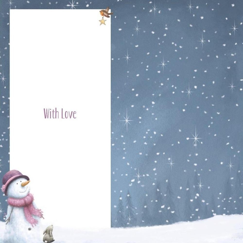 Niece Money Wallet Christmas Card