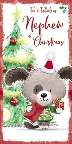 Nephew Money Wallet Christmas Card