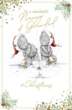Nanny And Grandad Christmas Card