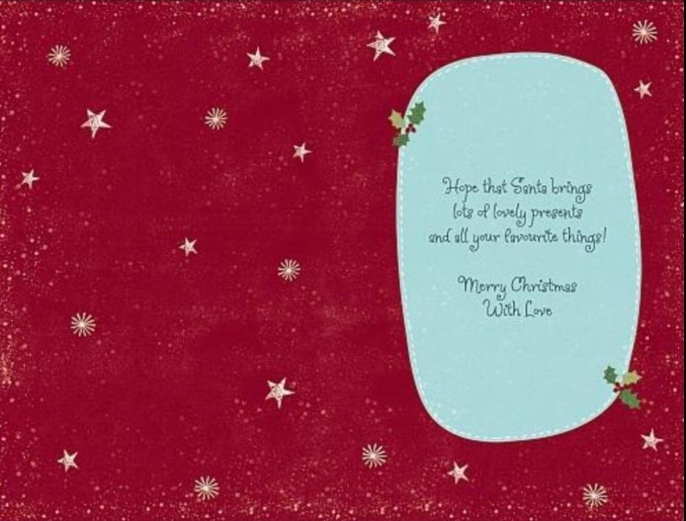 Grandson Christmas Card