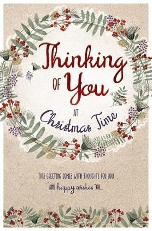 Thinking Of You Christmas Card