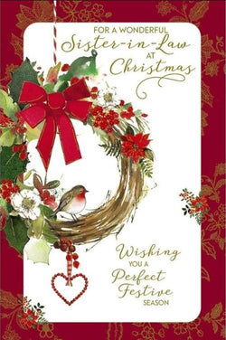 Sister In Law Christmas Card