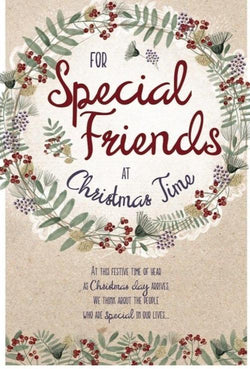 Special Friends Christmas Card