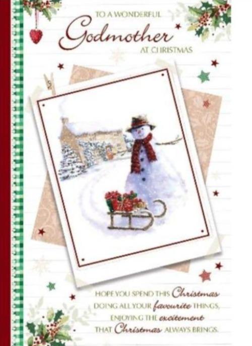 Godmother Christmas Card