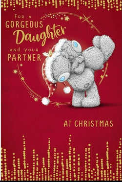 Daughter And Partner Christmas Card