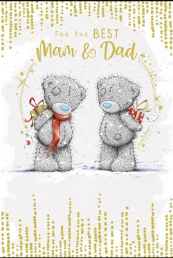 Mam And Dad Christmas Card