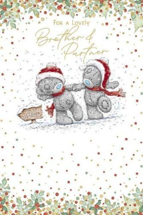 Brother And Partner Christmas Card