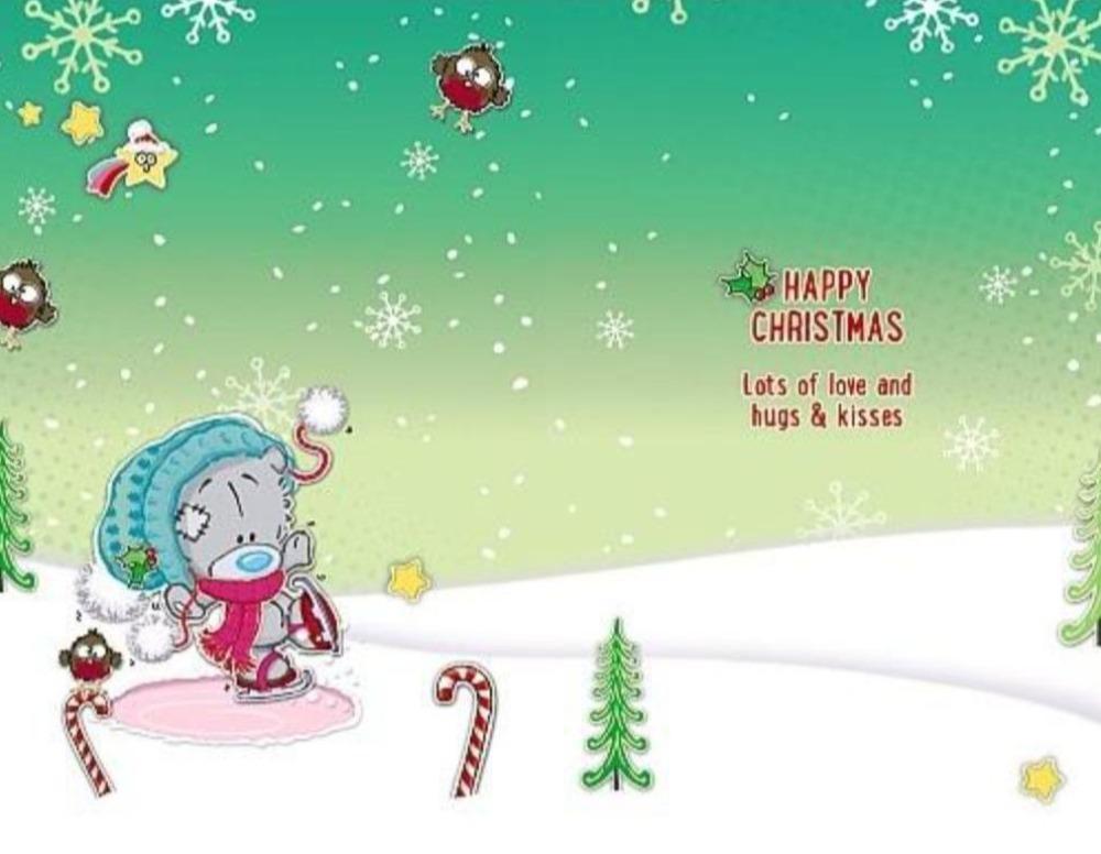 Daddy From Little Girl Christmas Card