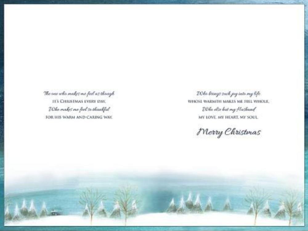 Husband Christmas Card