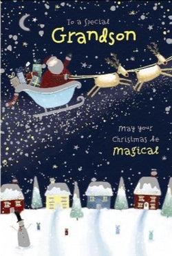 Special Grandson Christmas Card