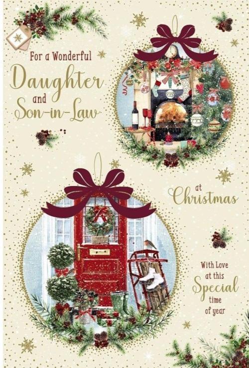 Daughter And Son In Law Christmas Card