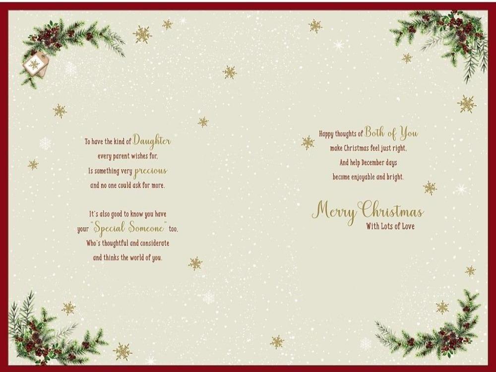 Daughter And Son In Law Christmas Card