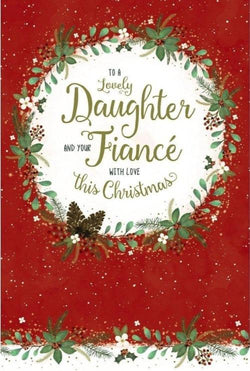 Daughter And Fiance Christmas Card