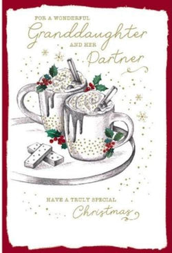 Granddaughter And Partner Christmas Card