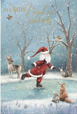 Nephew And Family Christmas Card