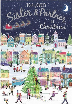 Sister And Partner Christmas Card