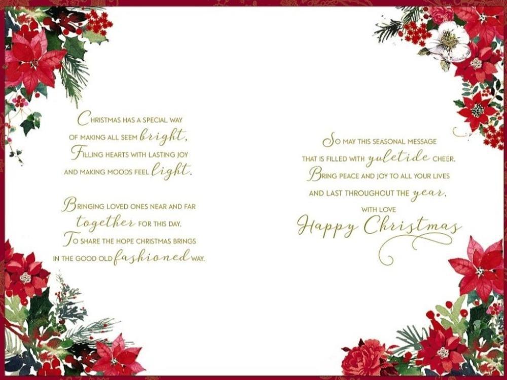 For A Special Family Christmas Card