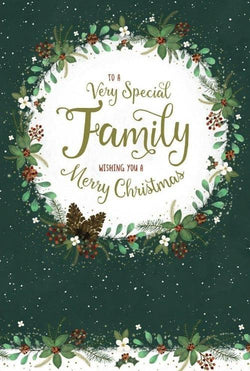 Special Family Christmas Card