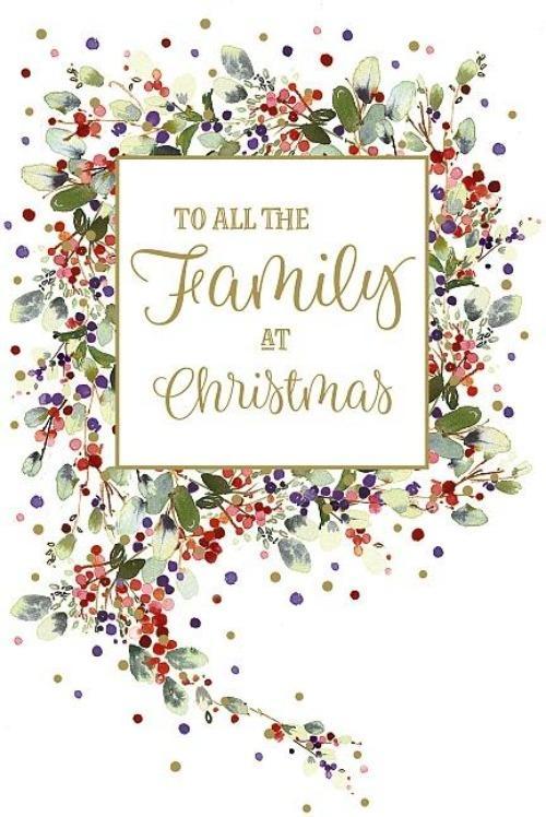 All The Family Christmas Card