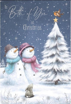Both Of You Christmas Card
