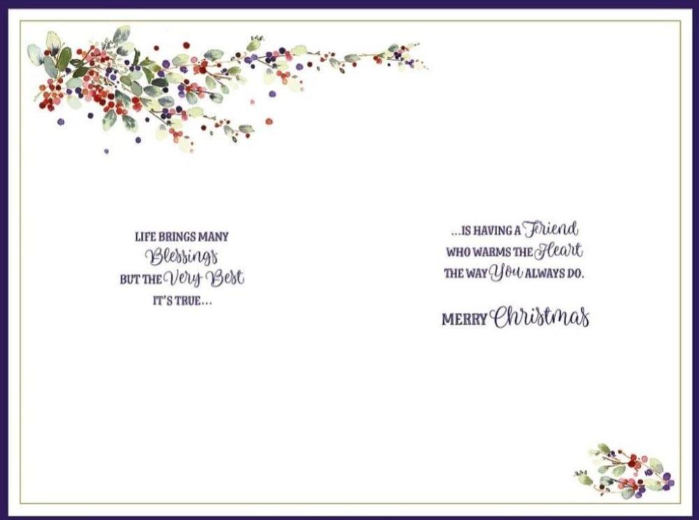 Special Friend Christmas Card