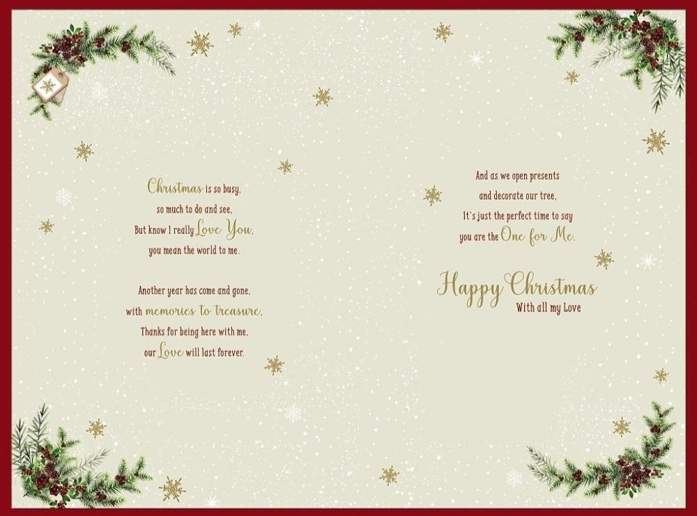 One I Love Christmas Card