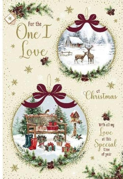 One I Love Christmas Card