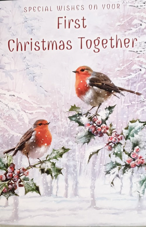 Two Birds on Bush branches