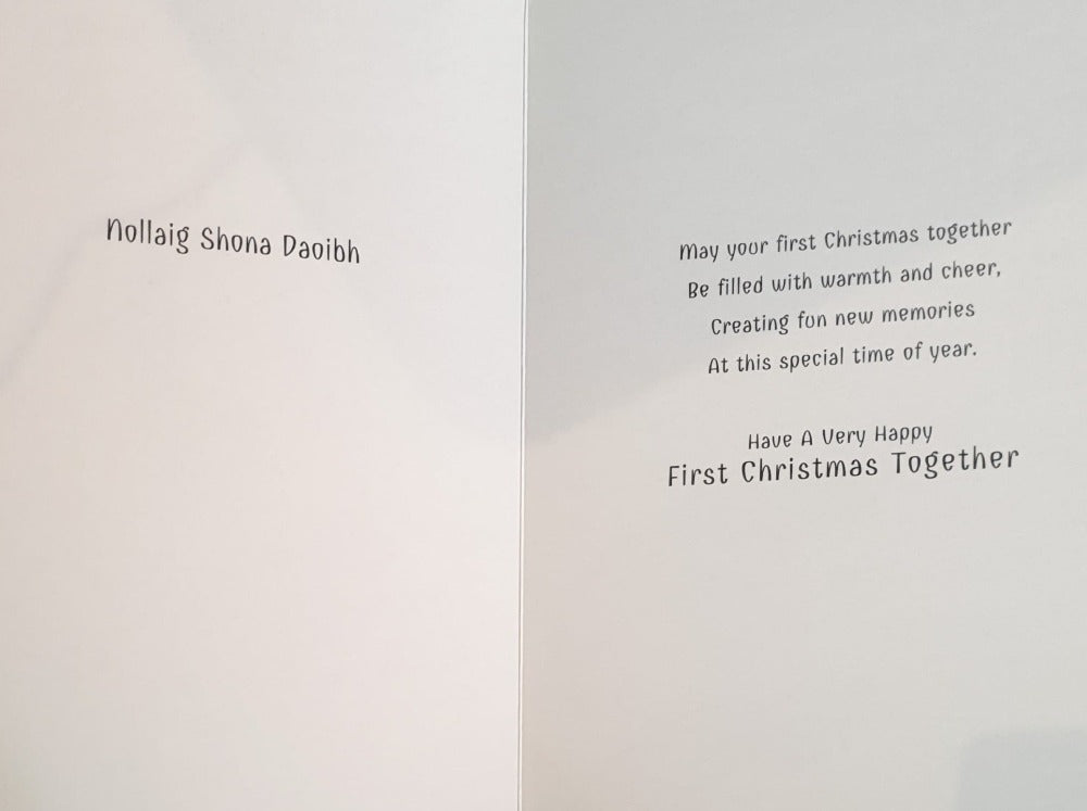 Family Christmas Card - Special Time of Year / Two Birds on Bush branches