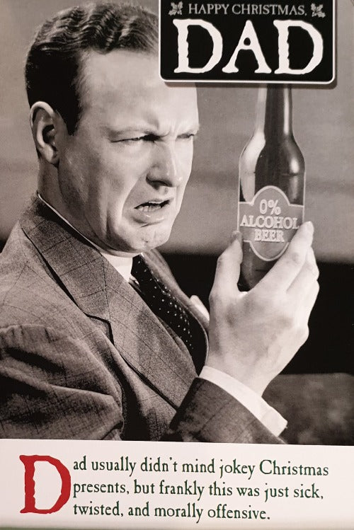 Dad Christmas Card - Funny