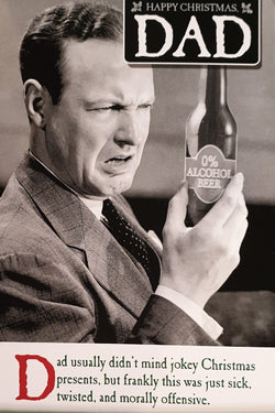 Dad Christmas Card - Funny