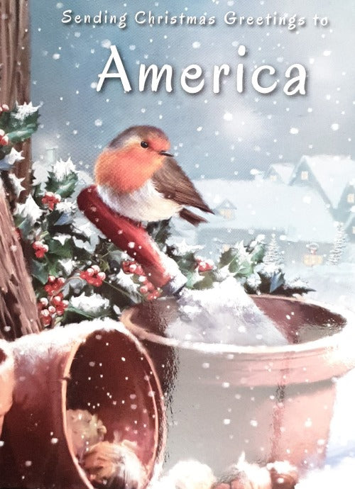 Across The Miles Christmas Card