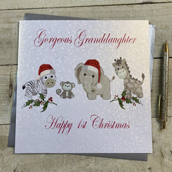 Granddaughter First Christmas Card
