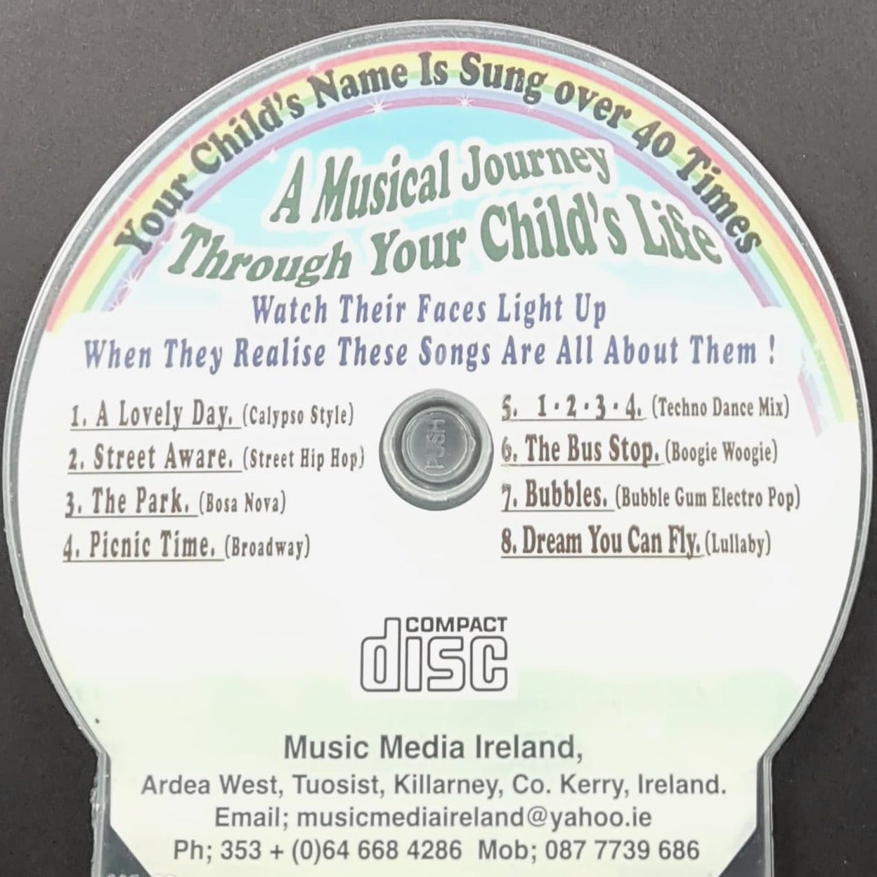 CD - Personalised Children's Songs / Muireann