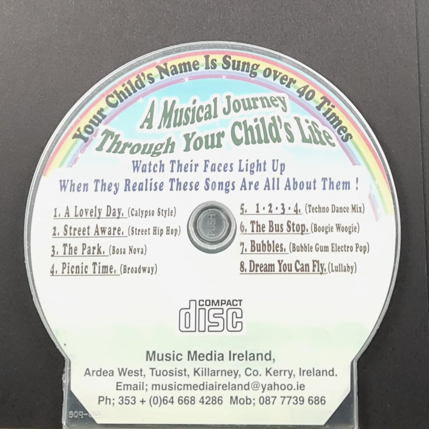 CD - Personalised Children's Songs / Kevin