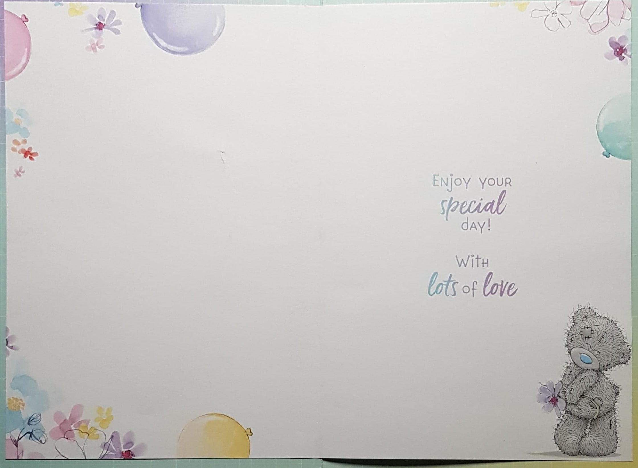 Birthday Card - Mum / Cute Teddy Bear