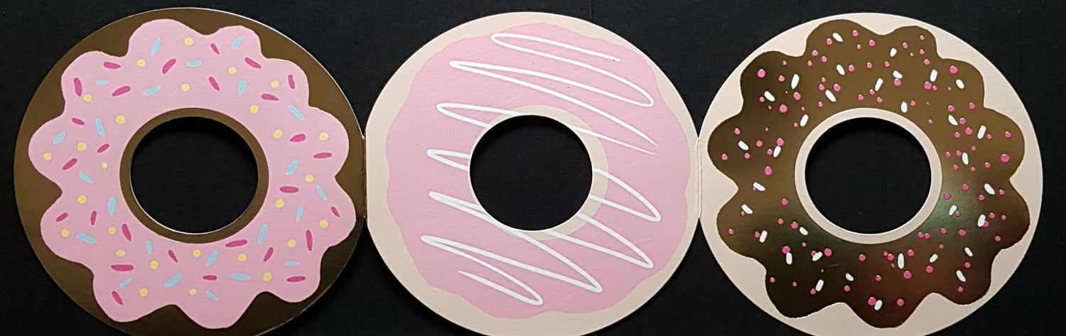 Blank Card - Layers Of Pink Doughnuts