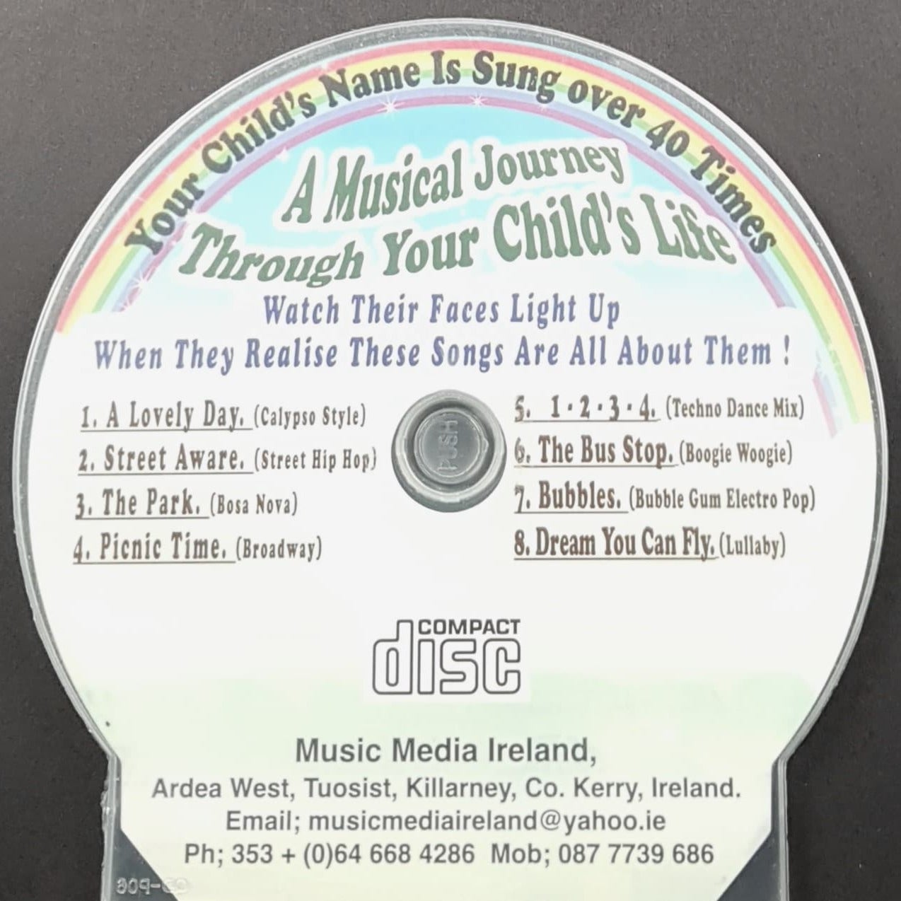 CD - Personalised Children's Songs / Mark
