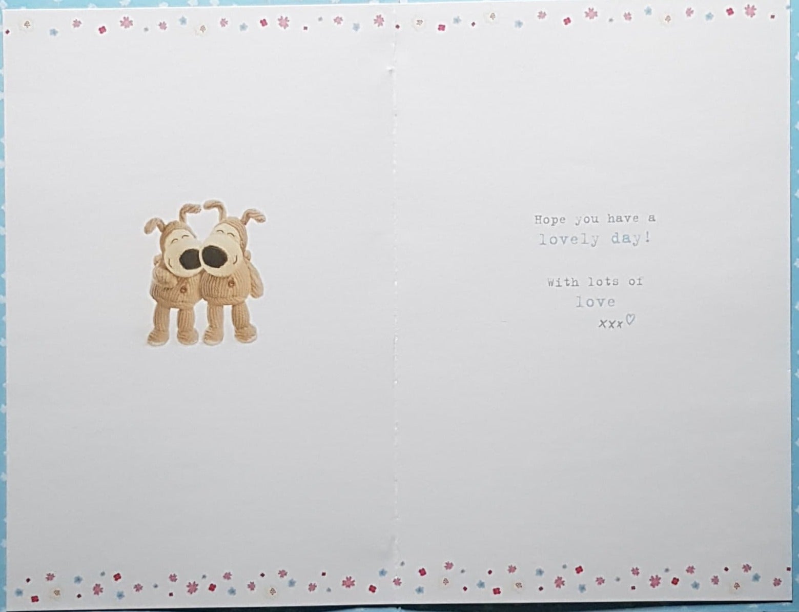 Birthday Card - A Big Squishy Birthday Hug Just For You...& Two Cute Dogs